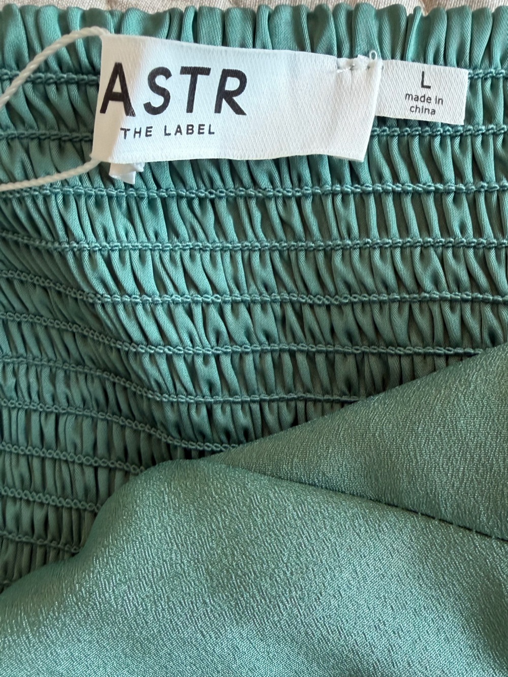 ASTR the Label - Teal Green Pleated Midi Dress - Picture 5 of 5